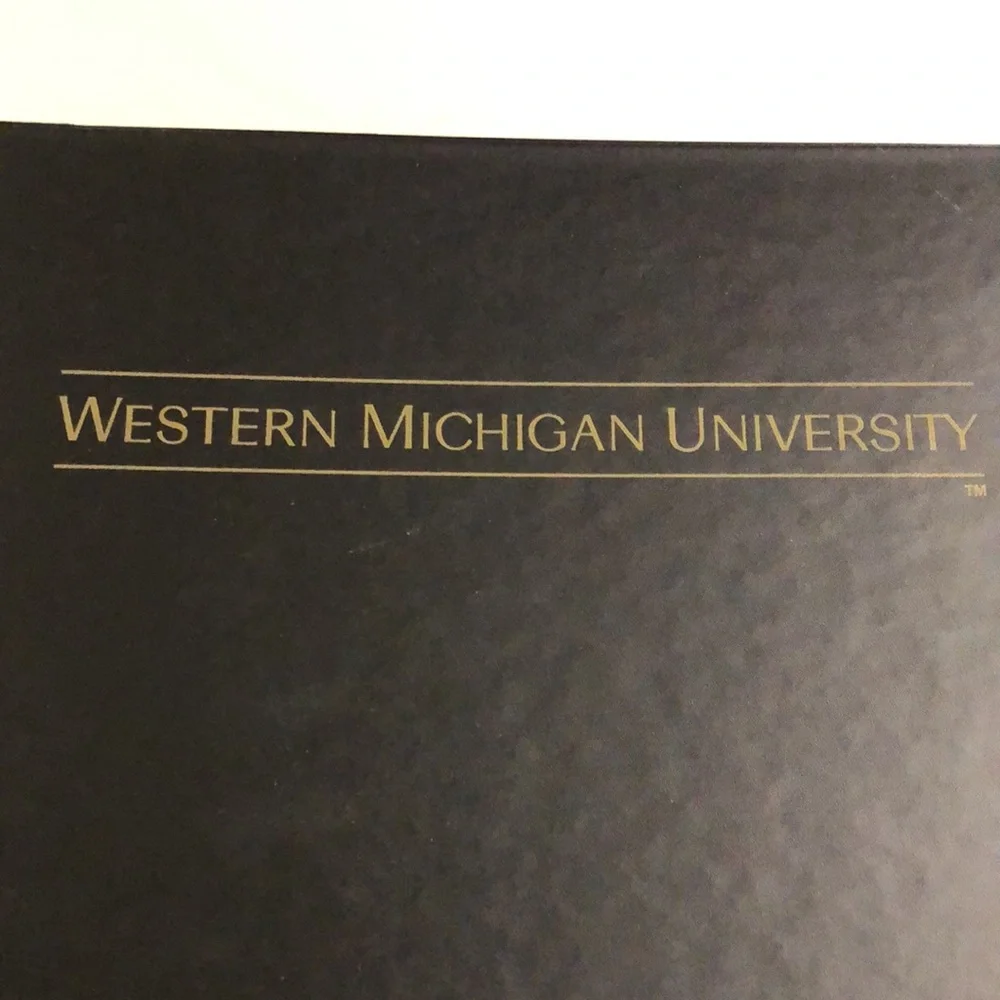 Western Michigan University Black 1” Binder